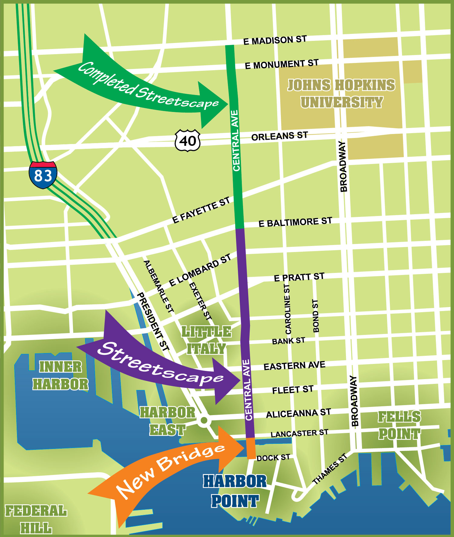 PROJECT AREA MAP Central Ave Project